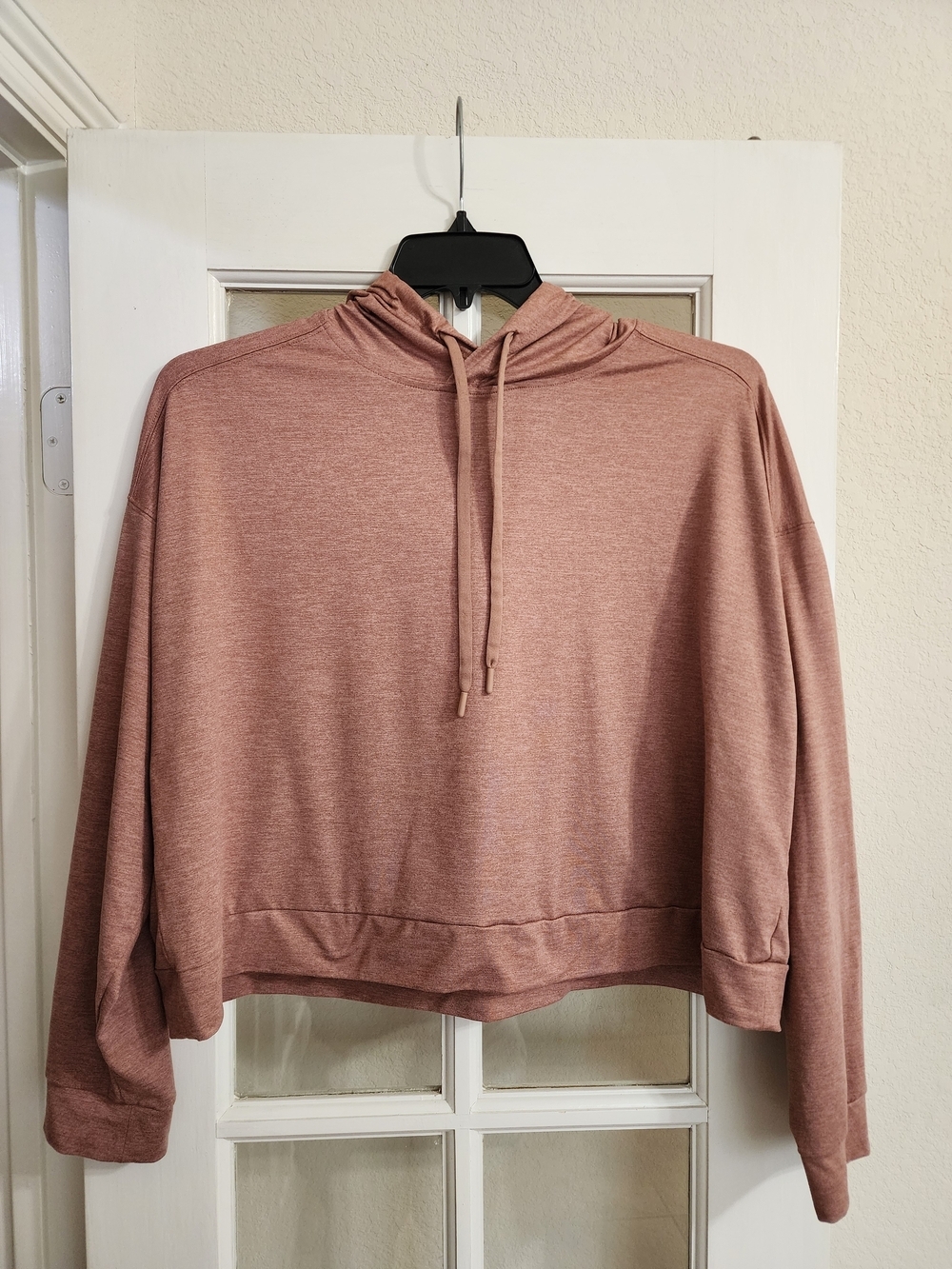 All in Motion XXL Soft Stretch Lightweight Hoodie Mauve Pink Active Pullover